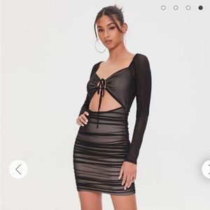 NEW Forever 21 Mesh Cutout Dress